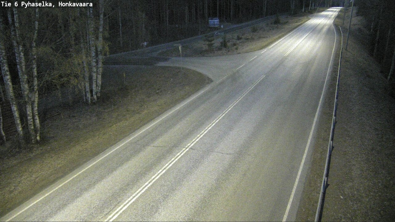 Weather Camera Image Väg 6 Joensuu, Honkavaara, Joensuu, Pohjois-Karjala