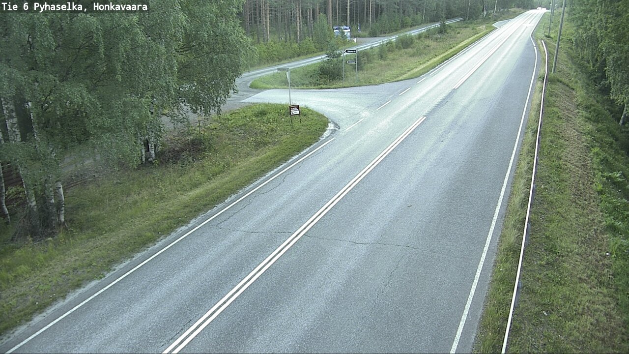 Weather Camera Image Road 6 Joensuu, Honkavaara, Joensuu, Pohjois-Karjala
