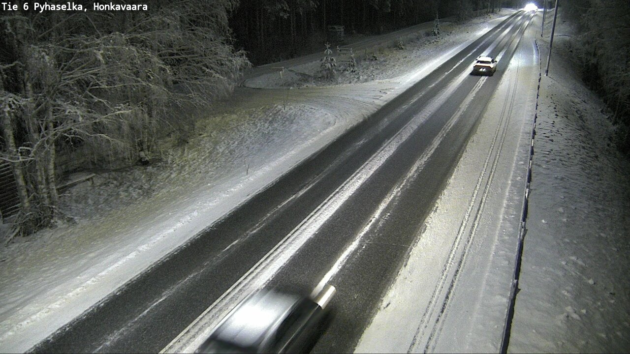 Weather Camera Image Väg 6 Joensuu, Honkavaara, Joensuu, Pohjois-Karjala