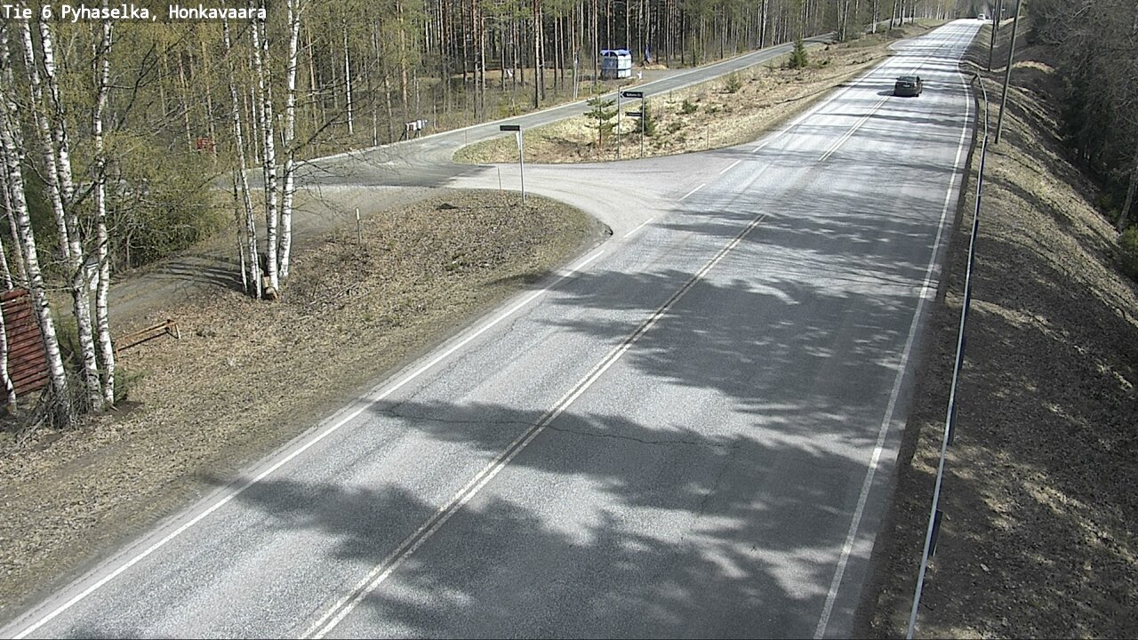 Weather Camera Image Väg 6 Joensuu, Honkavaara, Joensuu, Pohjois-Karjala