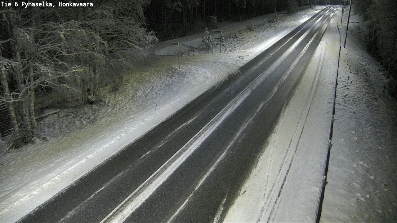 Weather Camera Image Väg 6 Joensuu, Honkavaara, Joensuu, Pohjois-Karjala