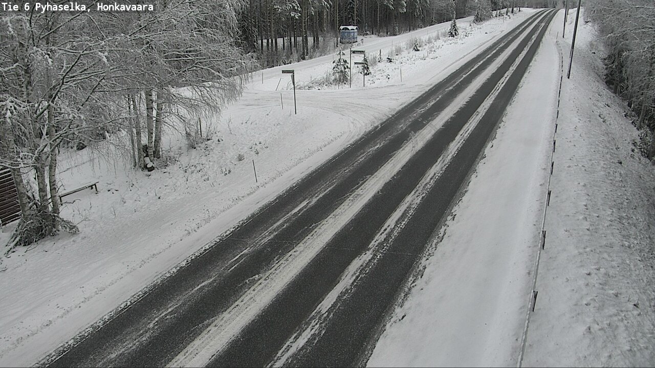 Weather Camera Image Väg 6 Joensuu, Honkavaara, Joensuu, Pohjois-Karjala