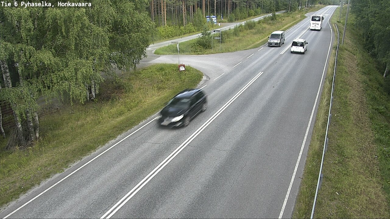 Weather Camera Image Road 6 Joensuu, Honkavaara, Joensuu, Pohjois-Karjala