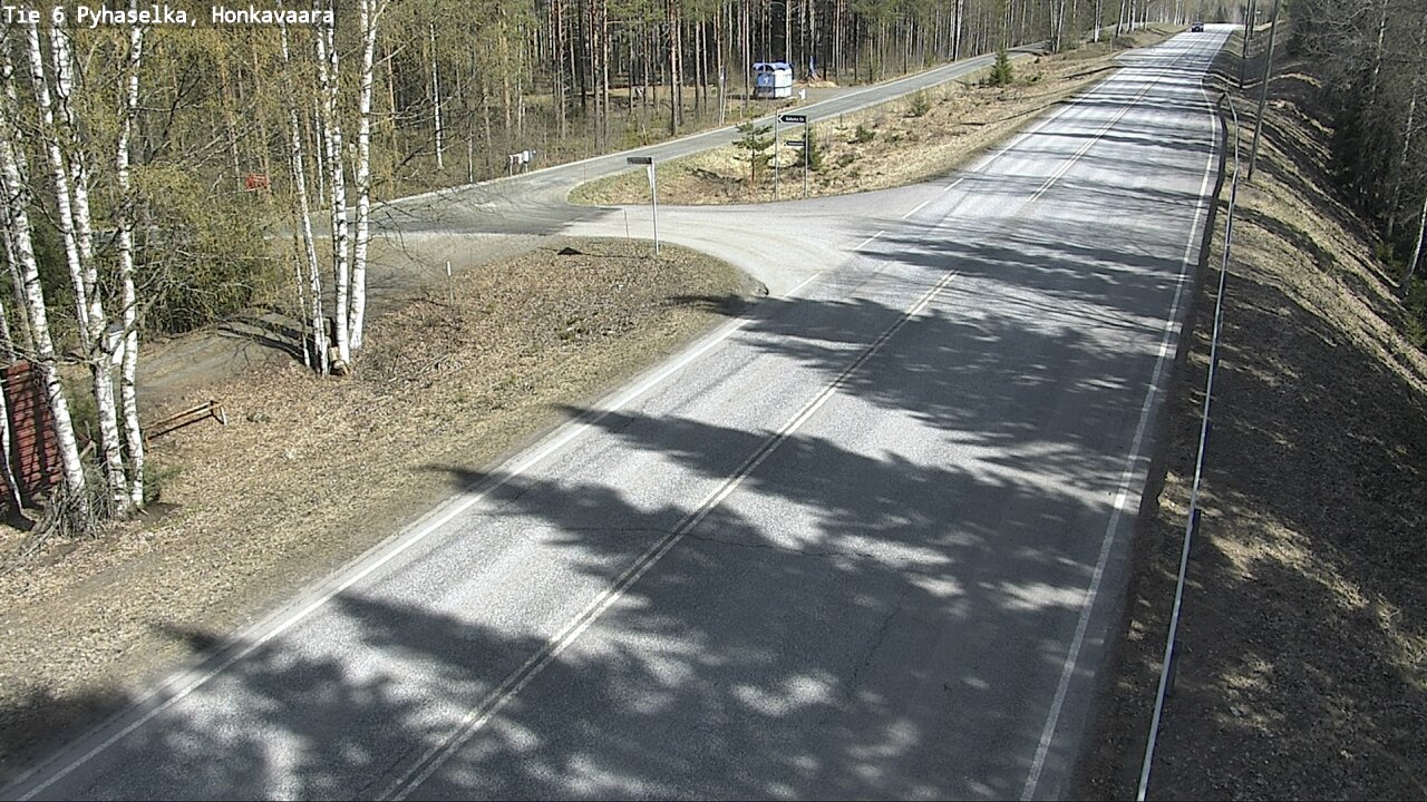 Weather Camera Image Väg 6 Joensuu, Honkavaara, Joensuu, Pohjois-Karjala