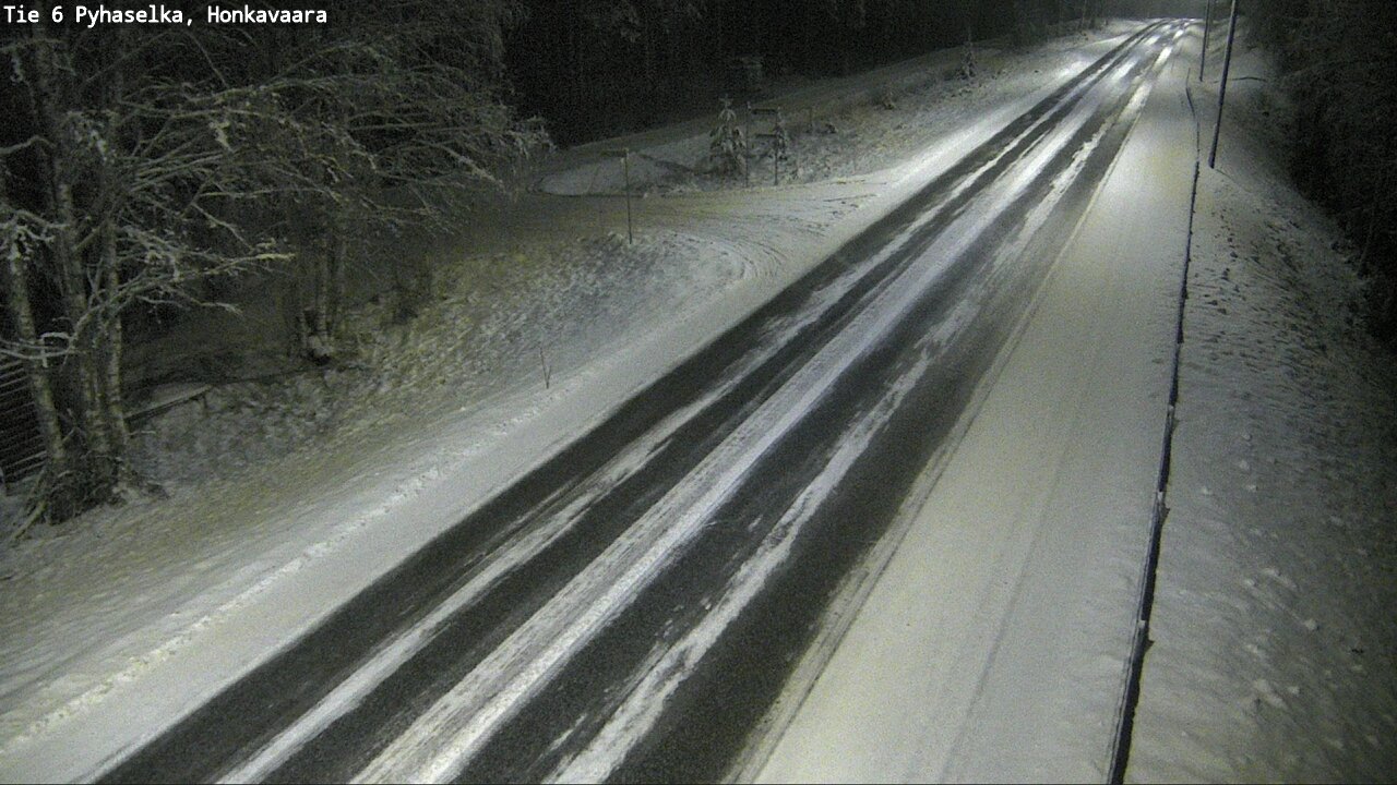 Weather Camera Image Väg 6 Joensuu, Honkavaara, Joensuu, Pohjois-Karjala