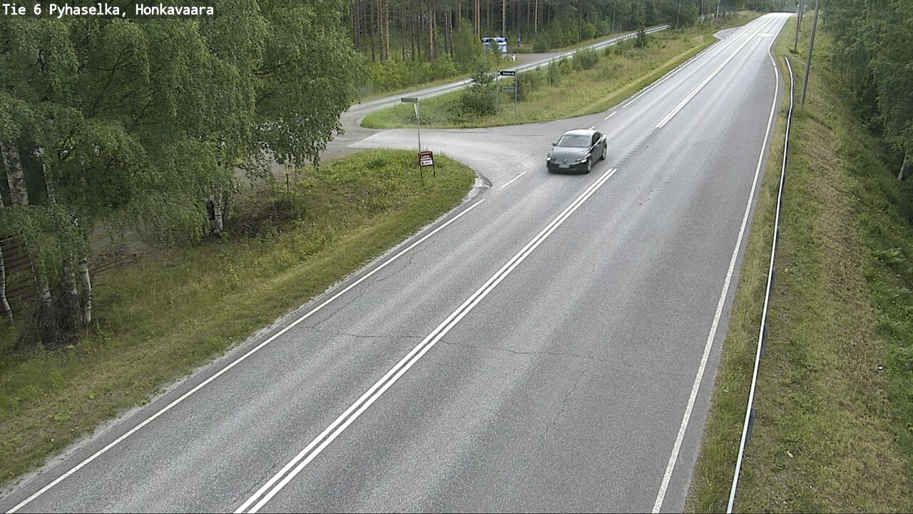 Weather Camera Image Väg 6 Joensuu, Honkavaara, Joensuu, Pohjois-Karjala