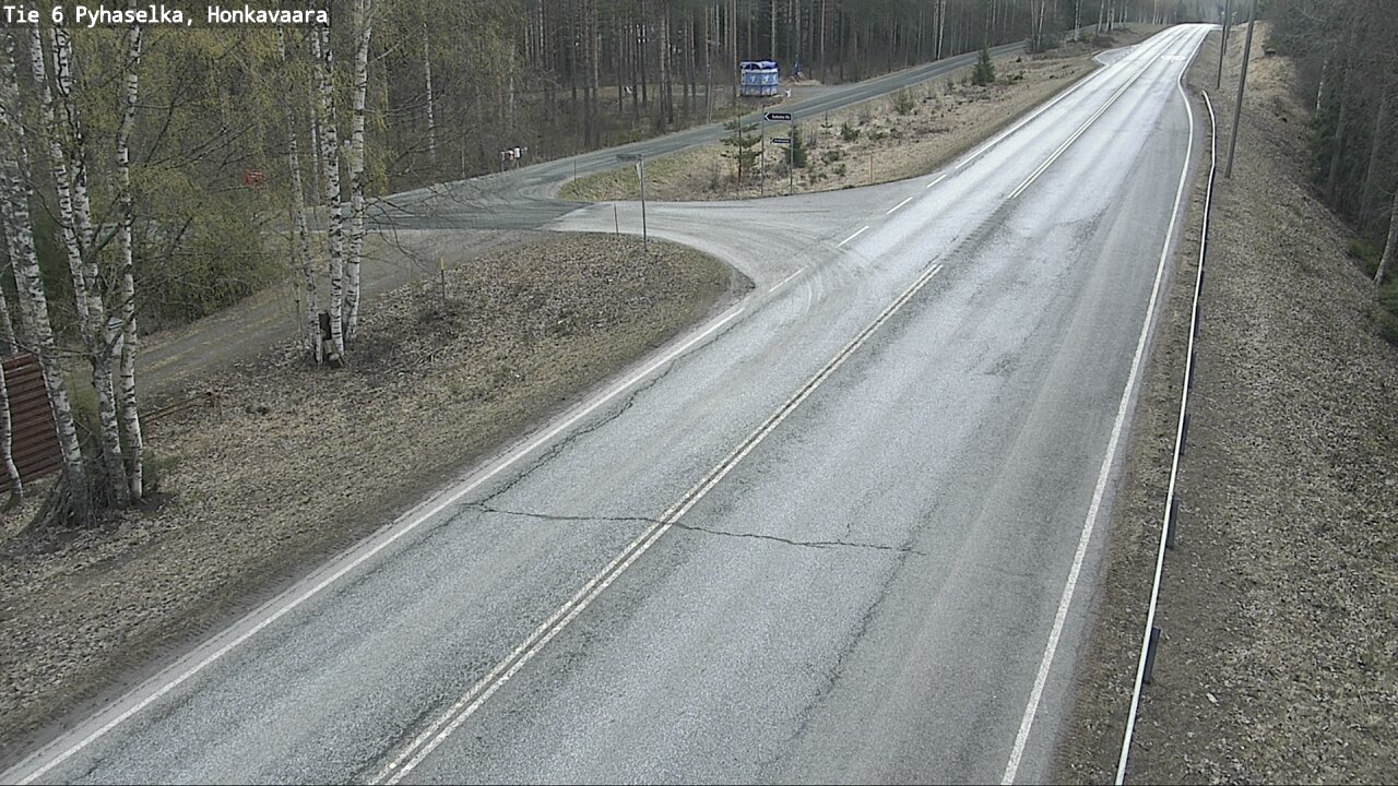 Weather Camera Image Väg 6 Joensuu, Honkavaara, Joensuu, Pohjois-Karjala