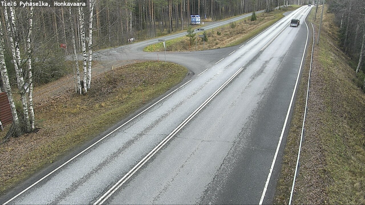 Weather Camera Image Road 6 Joensuu, Honkavaara, Joensuu, Pohjois-Karjala