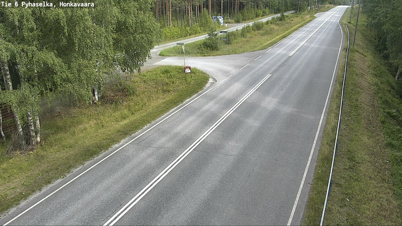 Weather Camera Image Road 6 Joensuu, Honkavaara, Joensuu, Pohjois-Karjala