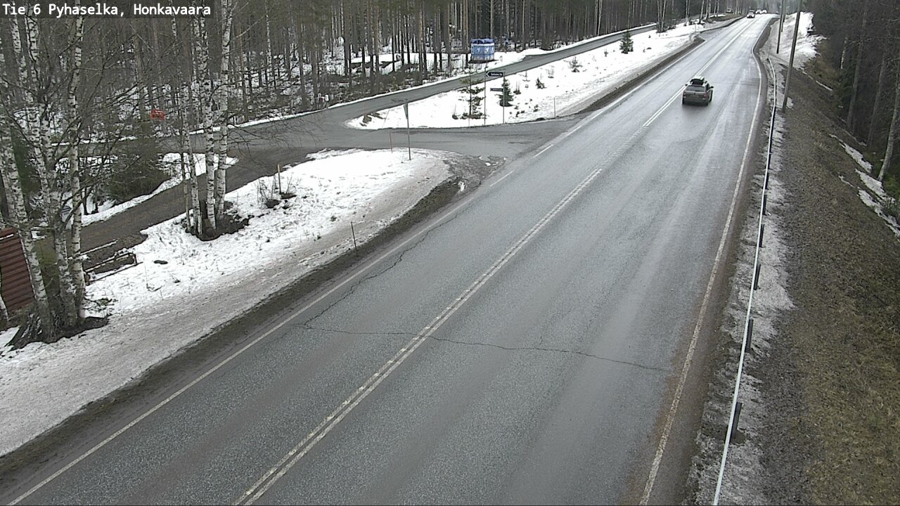 Weather Camera Image Road 6 Joensuu, Honkavaara, Joensuu, Pohjois-Karjala