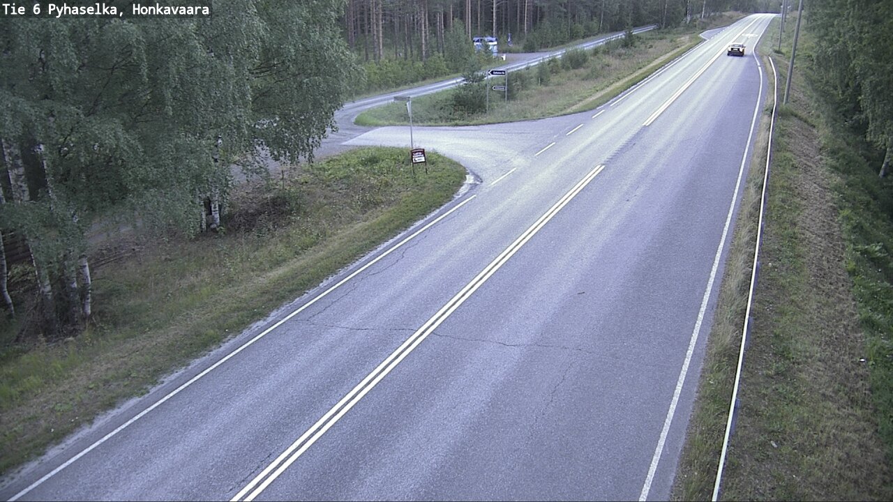 Weather Camera Image Road 6 Joensuu, Honkavaara, Joensuu, Pohjois-Karjala