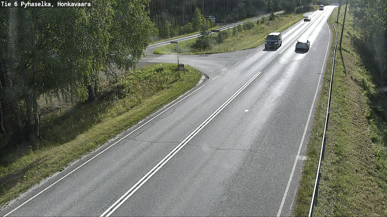 Weather Camera Image Road 6 Joensuu, Honkavaara, Joensuu, Pohjois-Karjala