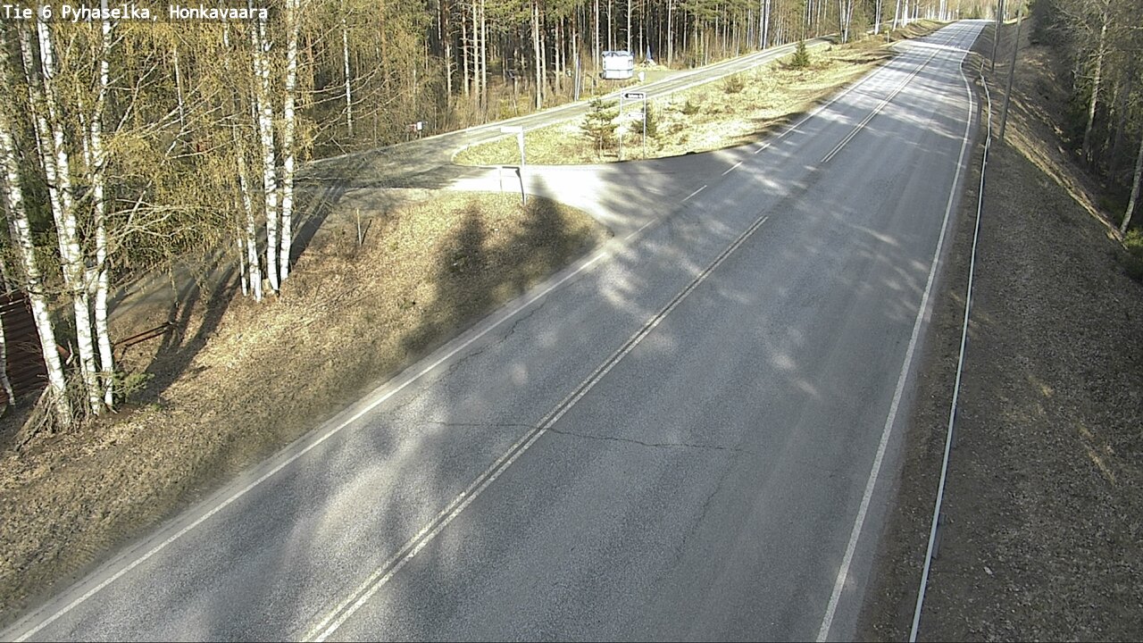 Weather Camera Image Väg 6 Joensuu, Honkavaara, Joensuu, Pohjois-Karjala