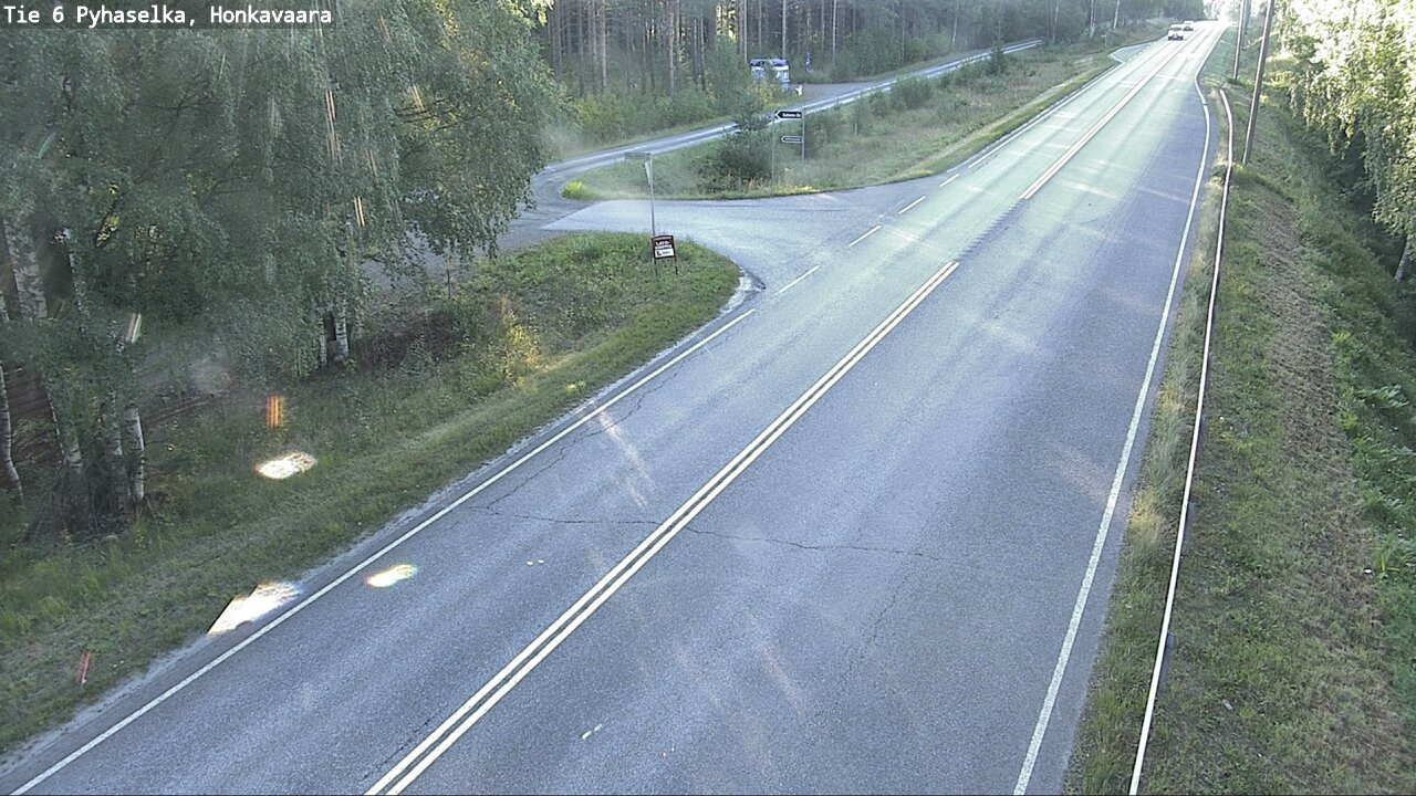 Weather Camera Image Road 6 Joensuu, Honkavaara, Joensuu, Pohjois-Karjala