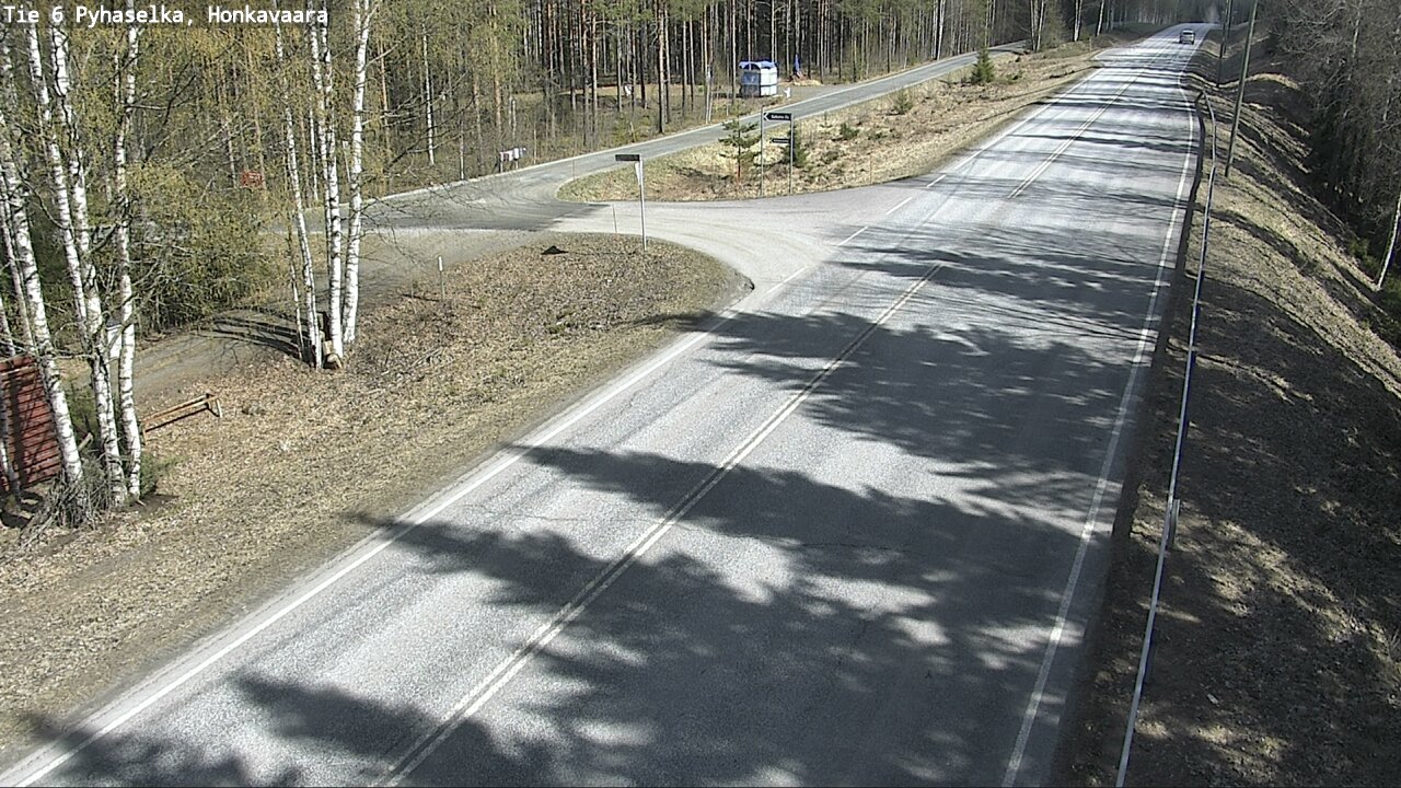 Weather Camera Image Väg 6 Joensuu, Honkavaara, Joensuu, Pohjois-Karjala