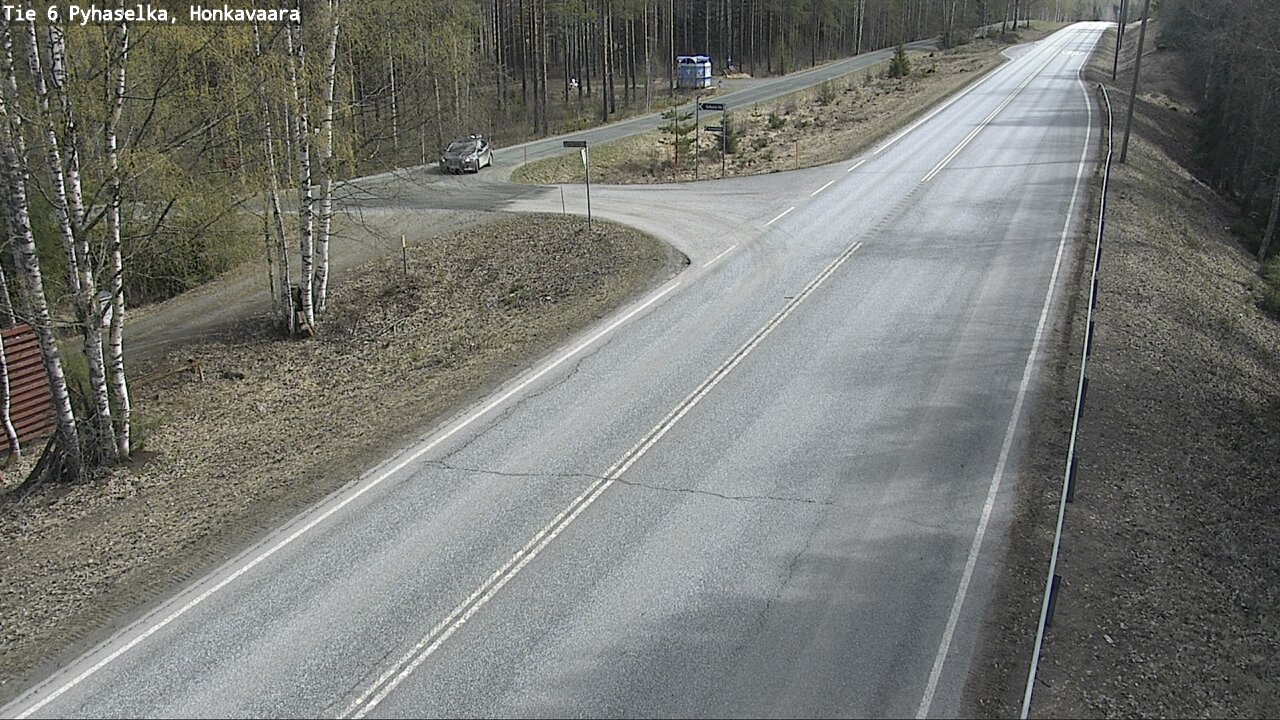 Weather Camera Image Väg 6 Joensuu, Honkavaara, Joensuu, Pohjois-Karjala