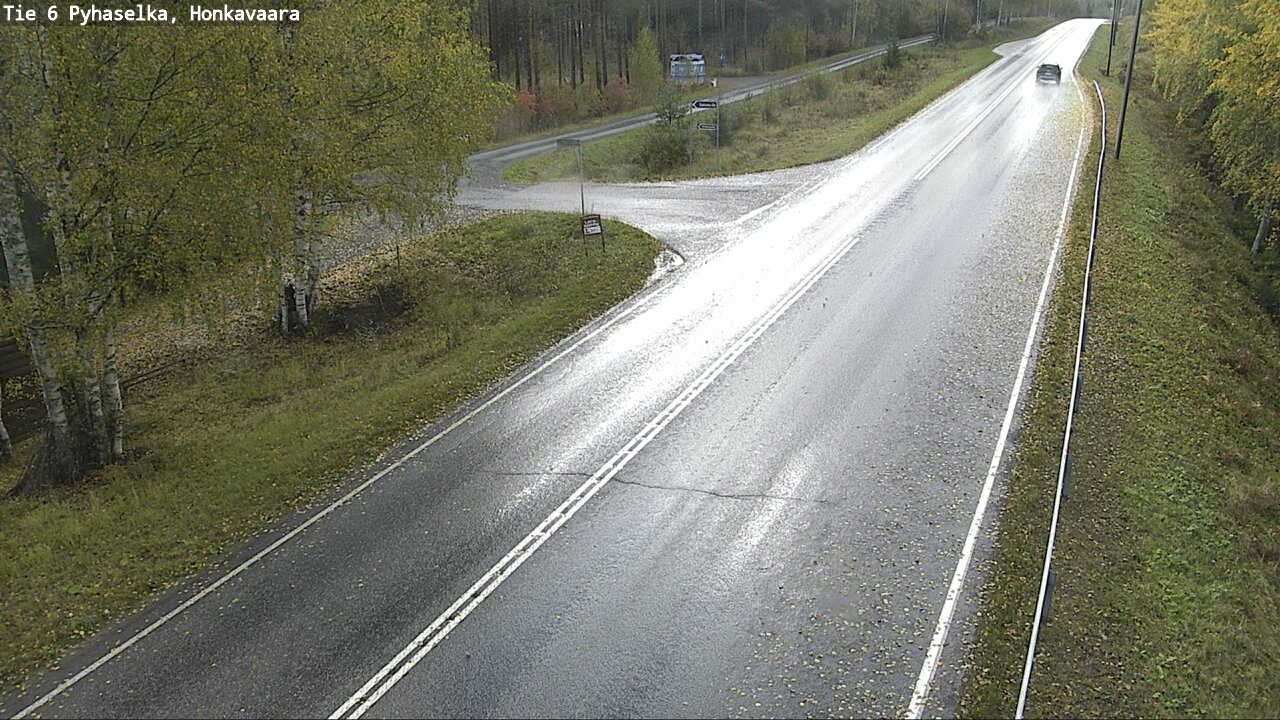 Weather Camera Image Road 6 Joensuu, Honkavaara, Joensuu, Pohjois-Karjala
