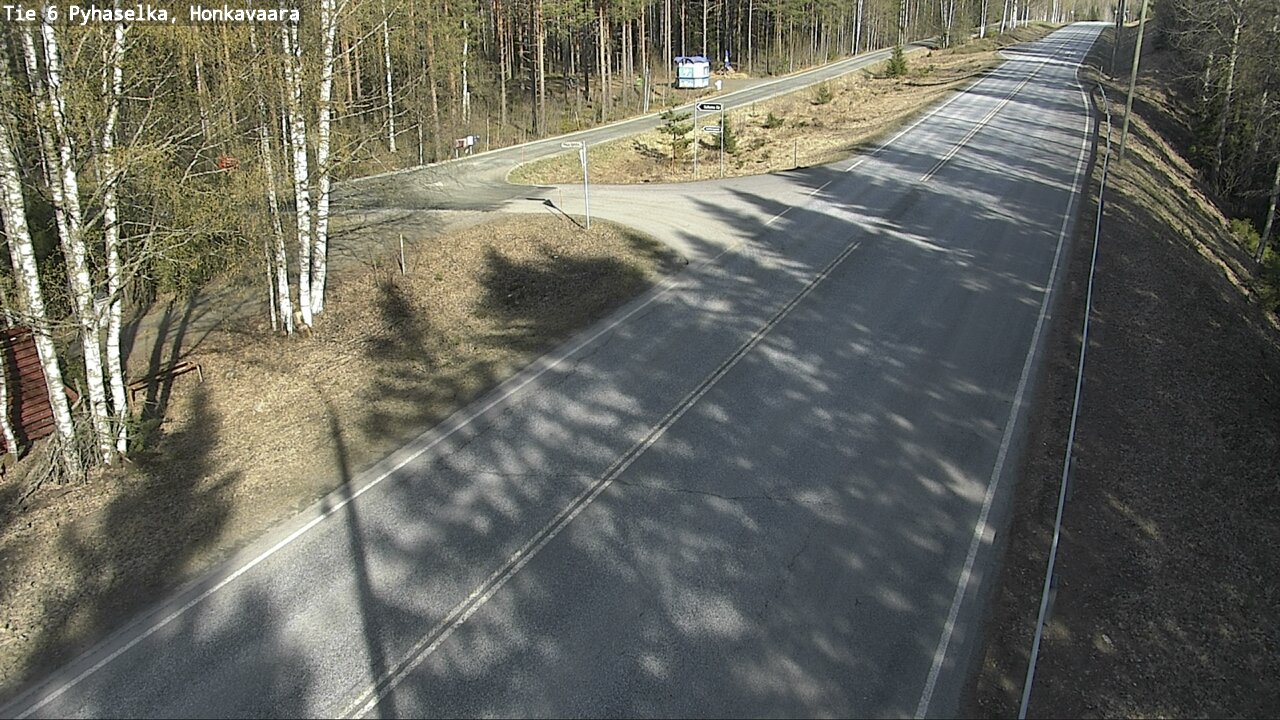 Weather Camera Image Väg 6 Joensuu, Honkavaara, Joensuu, Pohjois-Karjala