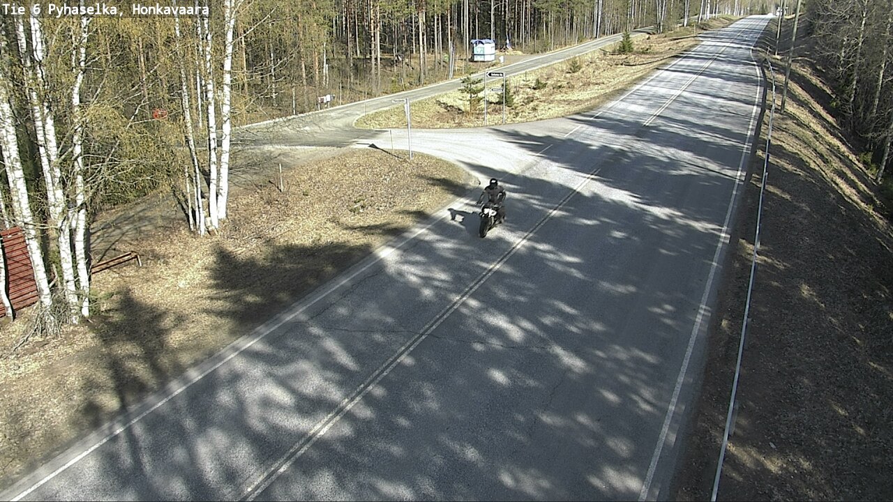 Weather Camera Image Väg 6 Joensuu, Honkavaara, Joensuu, Pohjois-Karjala