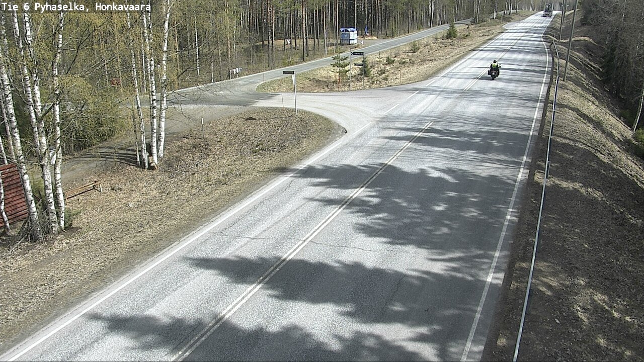Weather Camera Image Väg 6 Joensuu, Honkavaara, Joensuu, Pohjois-Karjala