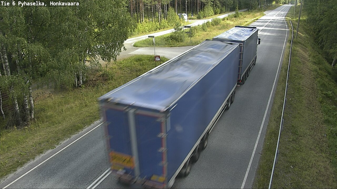 Weather Camera Image Road 6 Joensuu, Honkavaara, Joensuu, Pohjois-Karjala