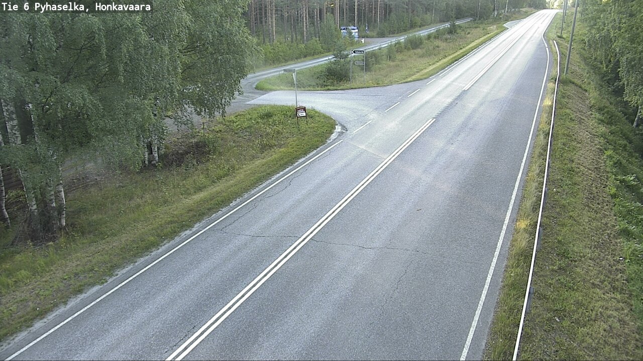 Weather Camera Image Road 6 Joensuu, Honkavaara, Joensuu, Pohjois-Karjala