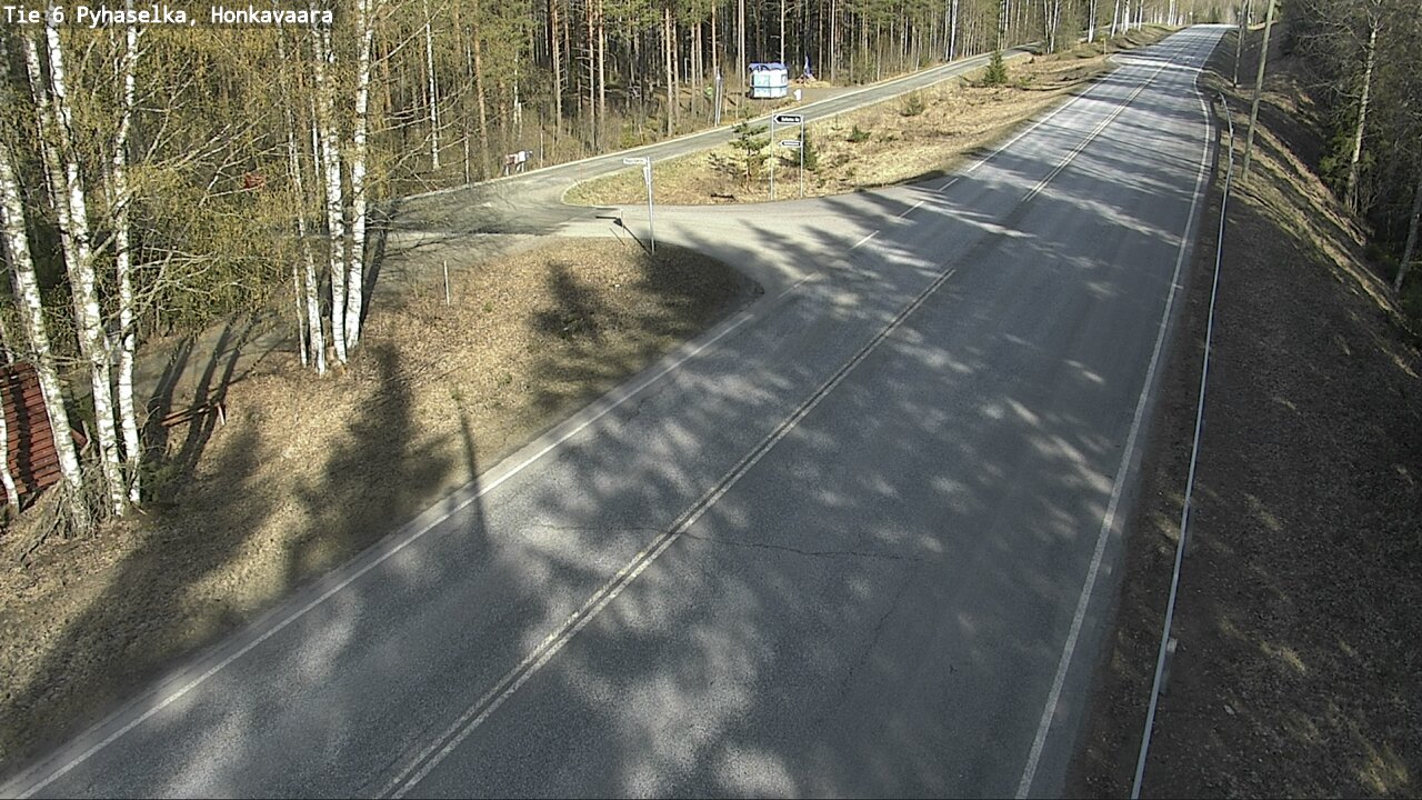 Weather Camera Image Väg 6 Joensuu, Honkavaara, Joensuu, Pohjois-Karjala