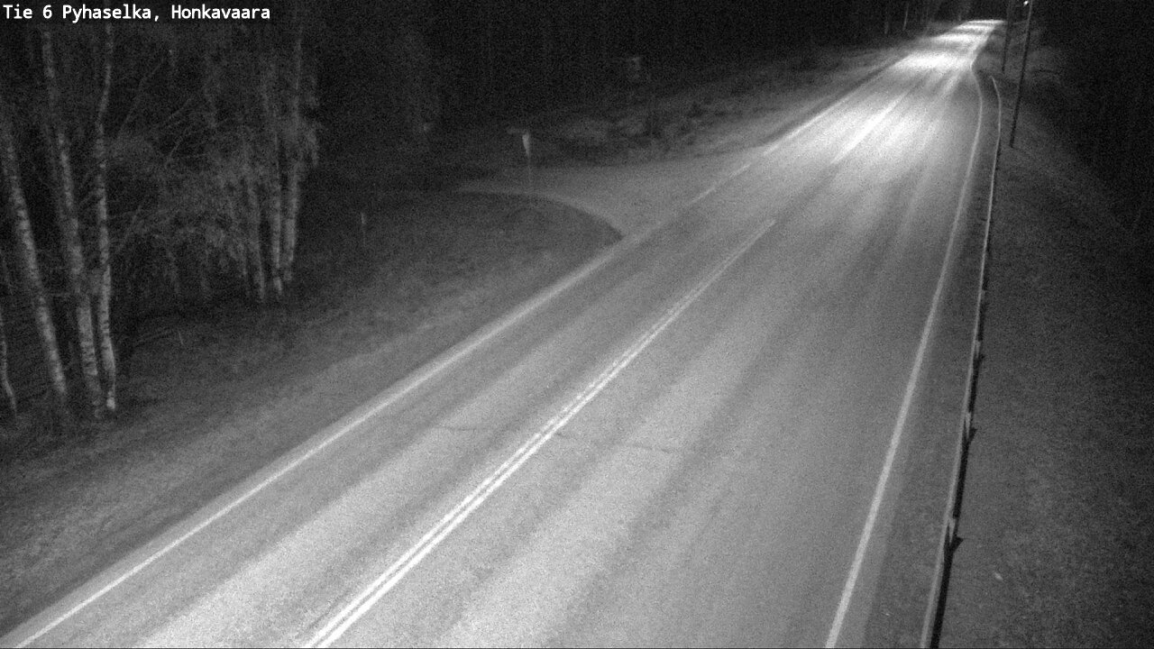 Weather Camera Image Väg 6 Joensuu, Honkavaara, Joensuu, Pohjois-Karjala