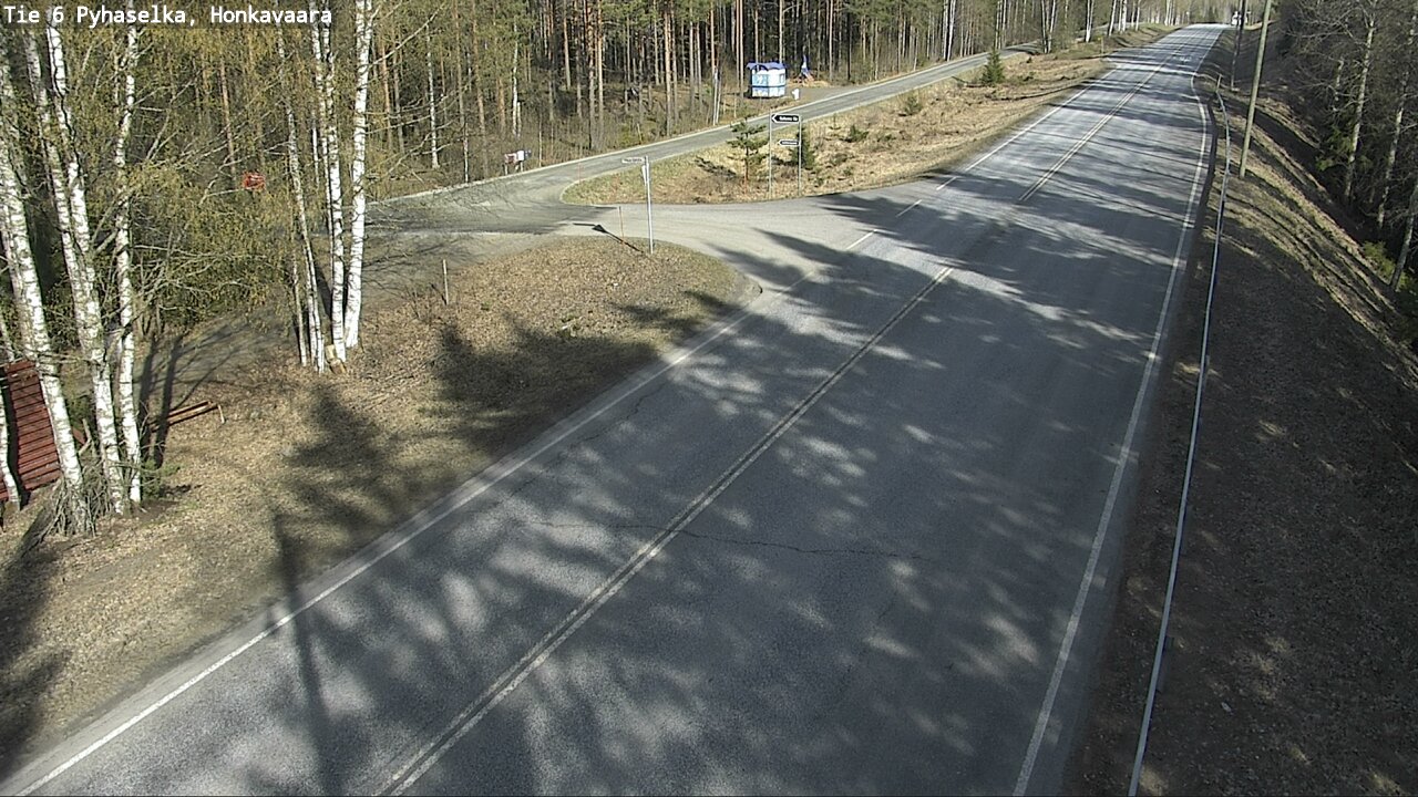 Weather Camera Image Väg 6 Joensuu, Honkavaara, Joensuu, Pohjois-Karjala