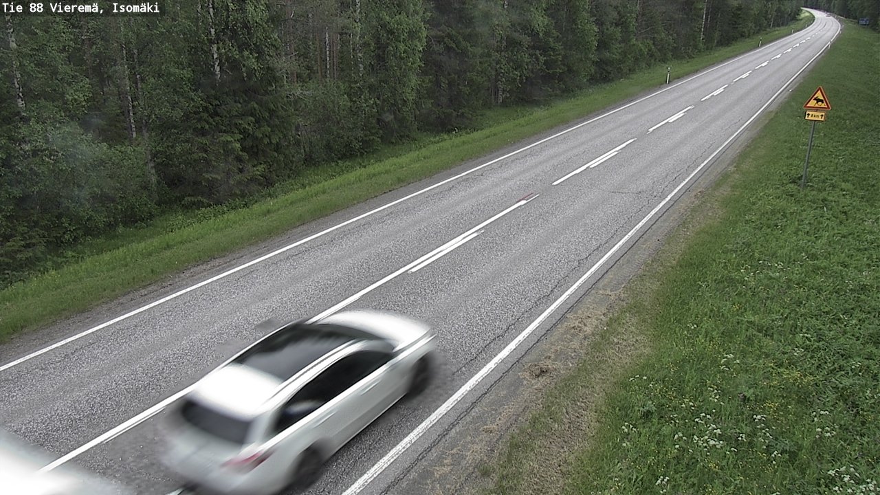 Weather Camera Image Väg 88 Vieremä, Isomäki, Vieremä, Pohjois-Savo