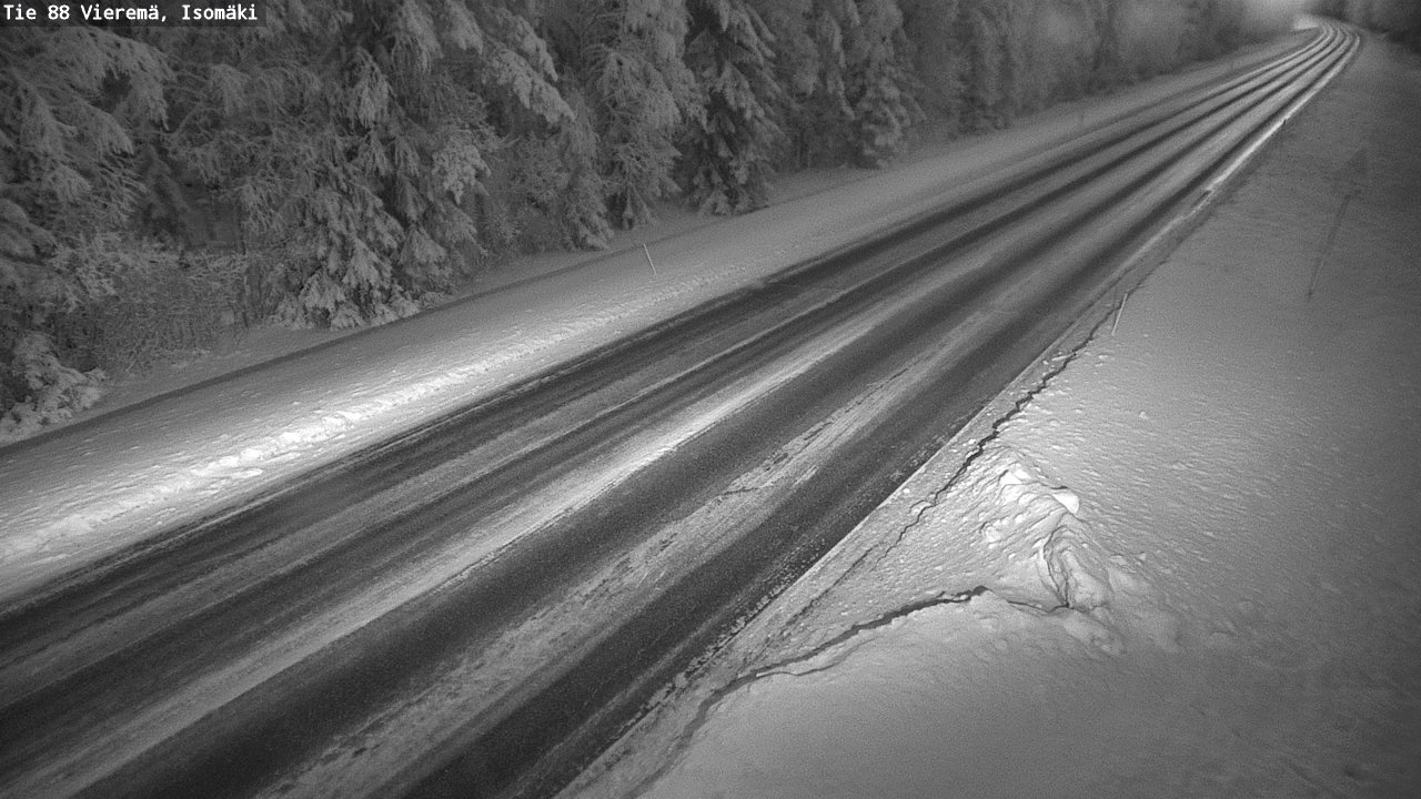 Weather Camera Image Road 88 Vieremä, Isomäki, Vieremä, Pohjois-Savo