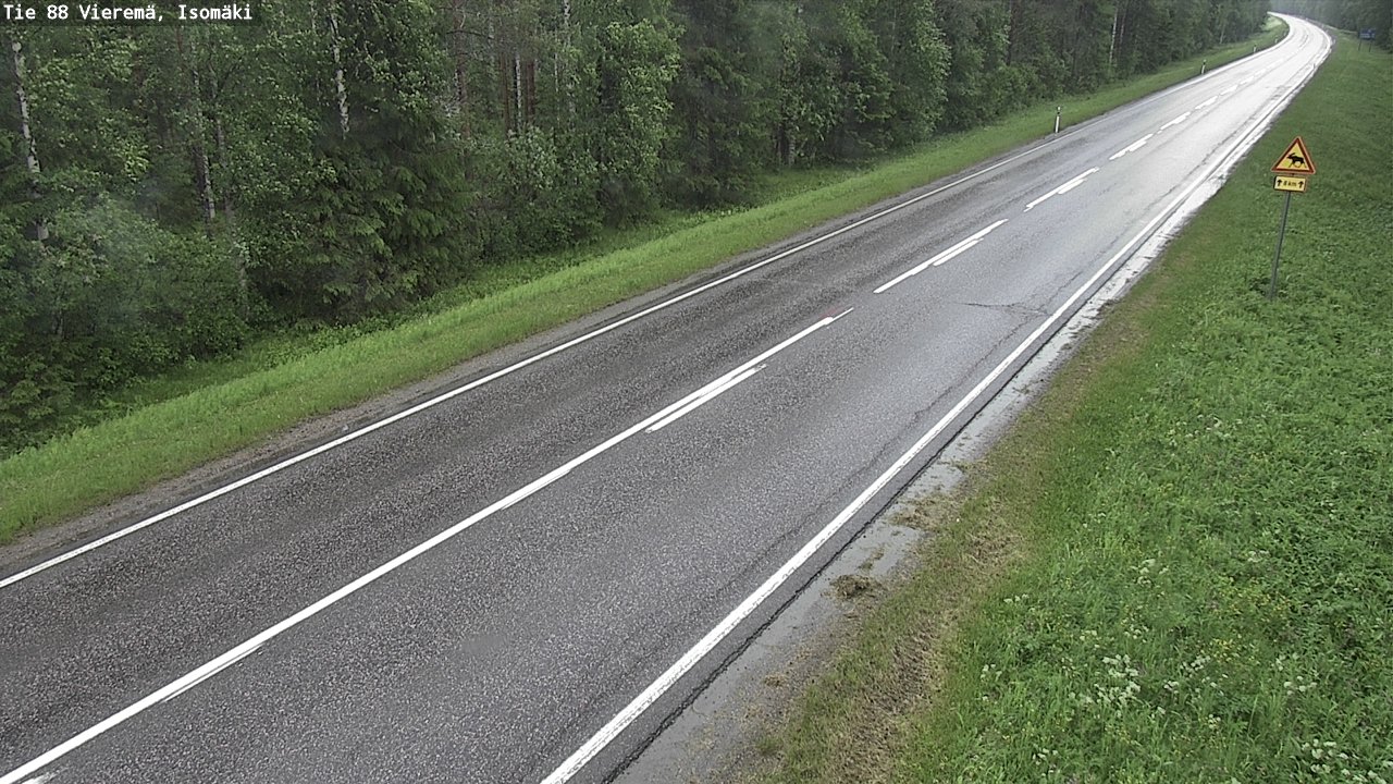Weather Camera Image Road 88 Vieremä, Isomäki, Vieremä, Pohjois-Savo