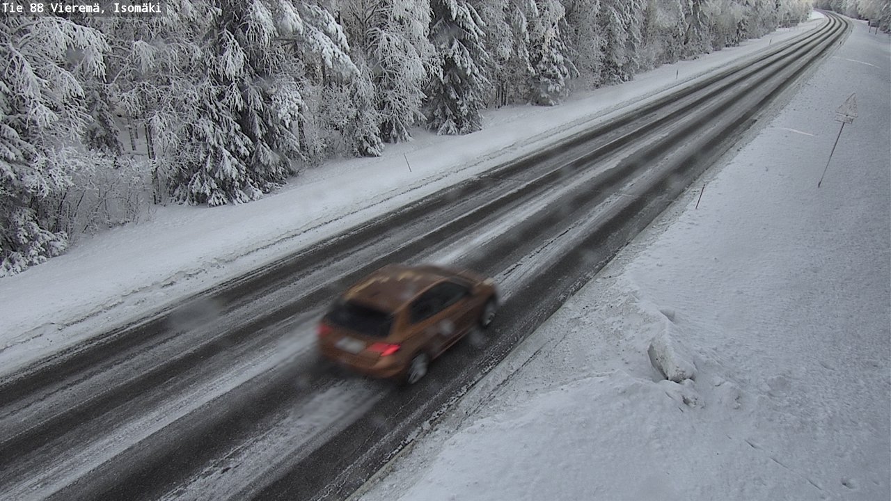 Weather Camera Image Road 88 Vieremä, Isomäki, Vieremä, Pohjois-Savo