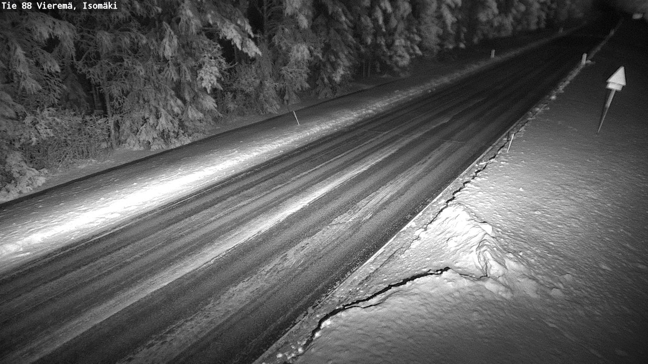 Weather Camera Image Väg 88 Vieremä, Isomäki, Vieremä, Pohjois-Savo