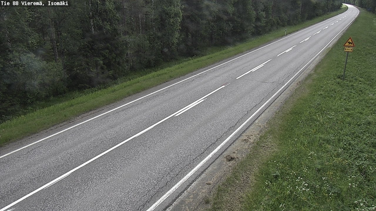 Weather Camera Image Väg 88 Vieremä, Isomäki, Vieremä, Pohjois-Savo