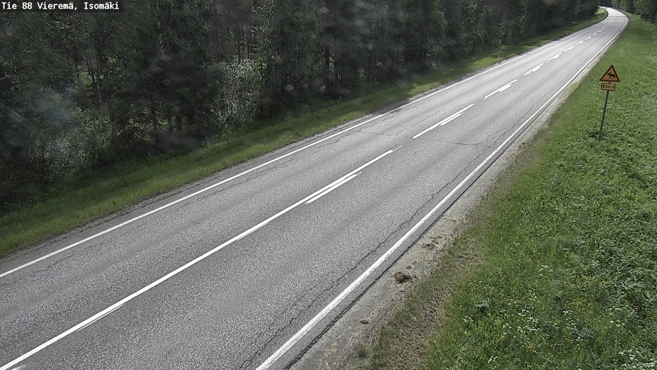 Weather Camera Image Väg 88 Vieremä, Isomäki, Vieremä, Pohjois-Savo