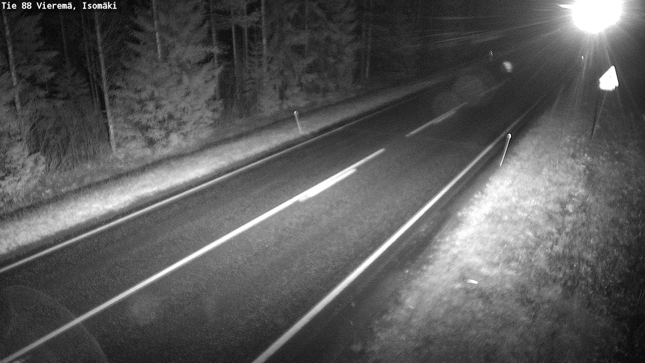 Weather Camera Image Road 88 Vieremä, Isomäki, Vieremä, Pohjois-Savo