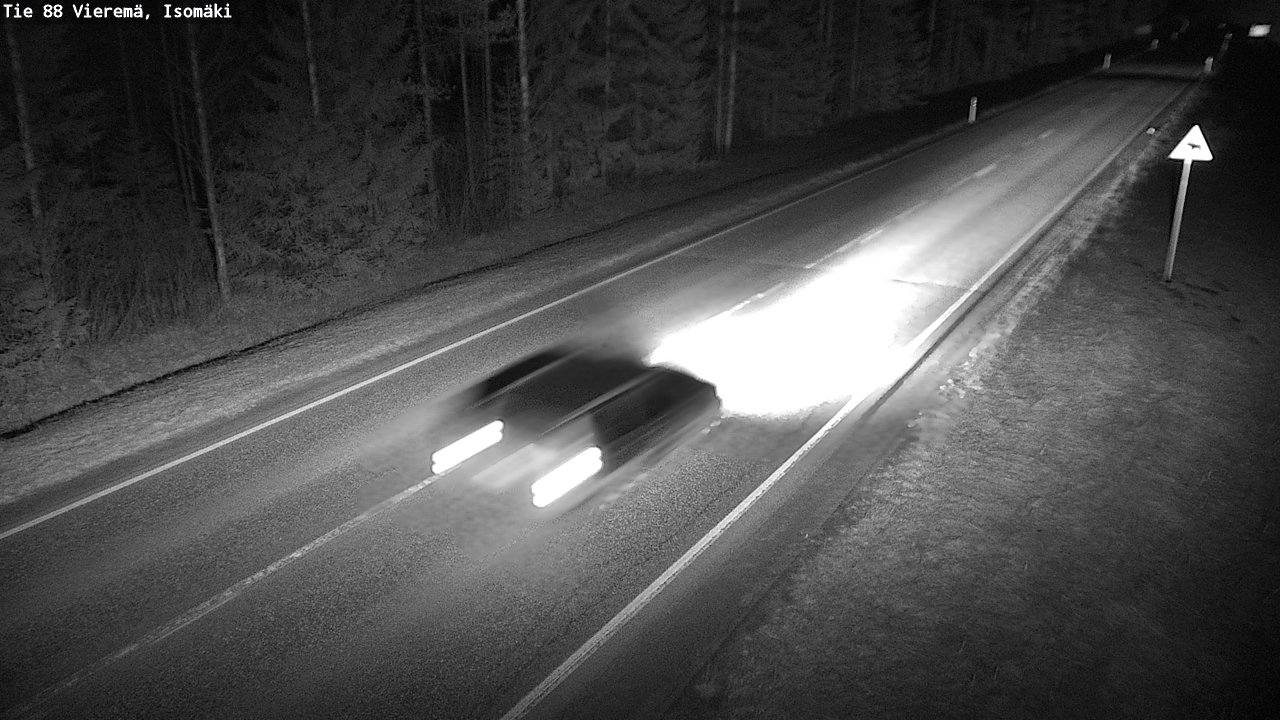 Weather Camera Image Väg 88 Vieremä, Isomäki, Vieremä, Pohjois-Savo