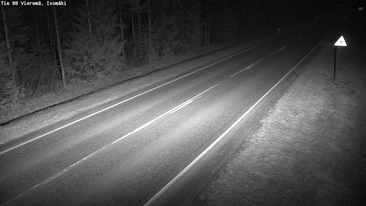 Weather Camera Image Väg 88 Vieremä, Isomäki, Vieremä, Pohjois-Savo