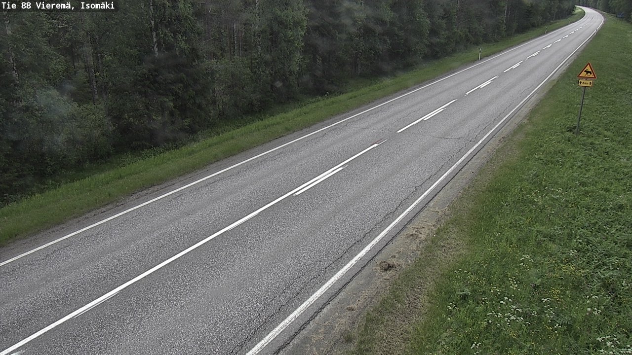 Weather Camera Image Väg 88 Vieremä, Isomäki, Vieremä, Pohjois-Savo
