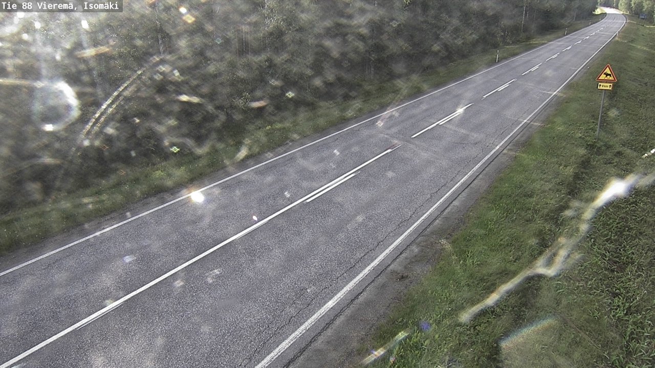 Weather Camera Image Road 88 Vieremä, Isomäki, Vieremä, Pohjois-Savo