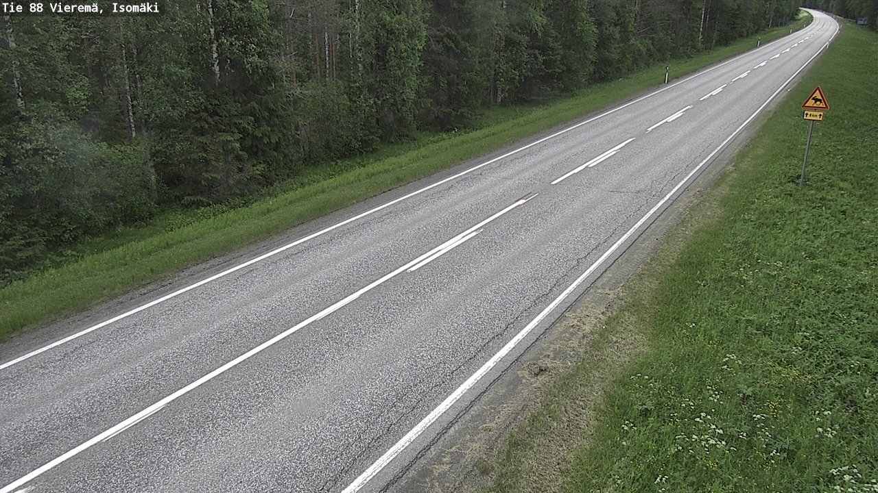 Weather Camera Image Väg 88 Vieremä, Isomäki, Vieremä, Pohjois-Savo