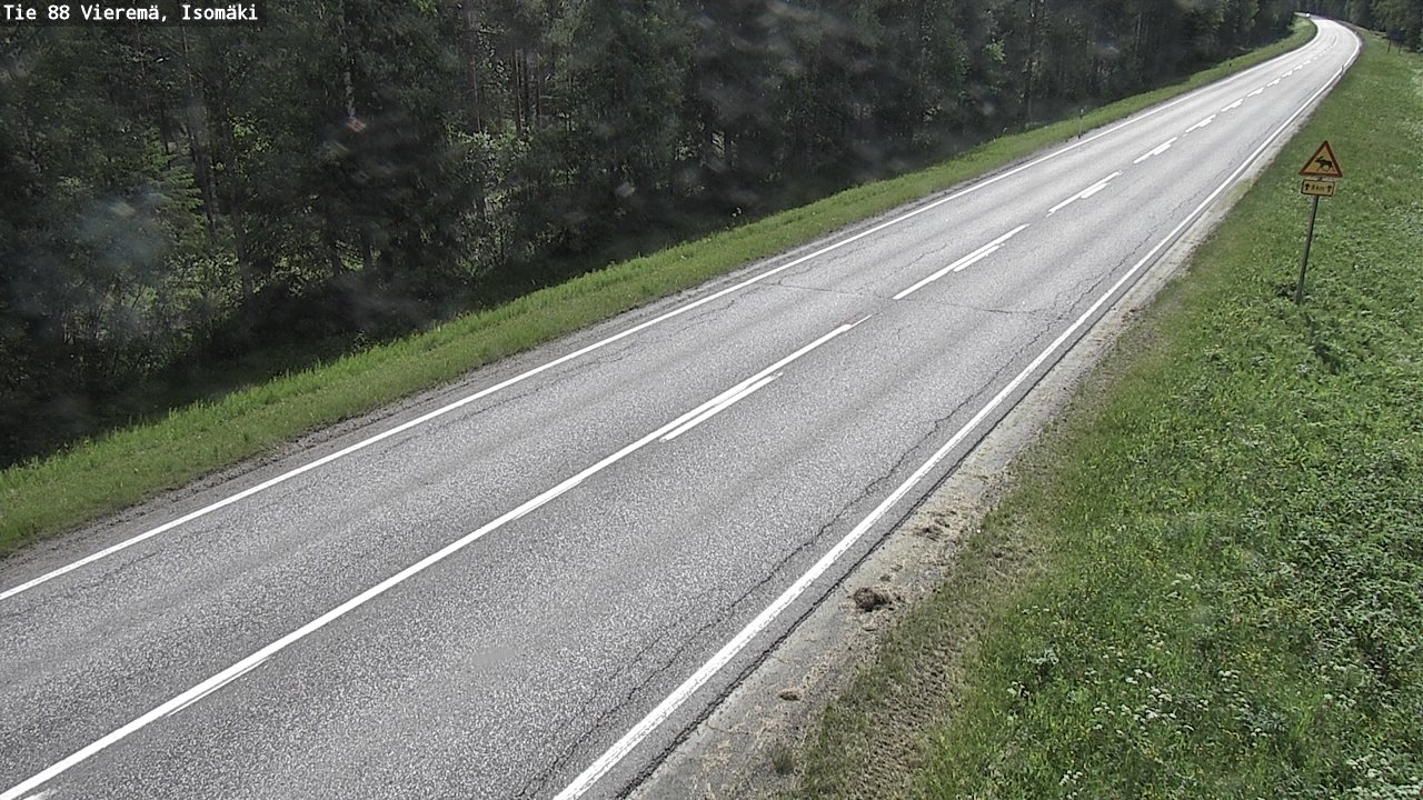 Weather Camera Image Väg 88 Vieremä, Isomäki, Vieremä, Pohjois-Savo