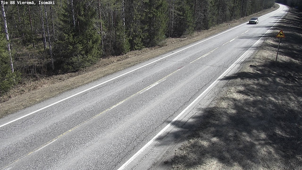 Kelikamerat Kuva Tie 88 Vieremä, Isomäki, Vieremä, Pohjois-Savo