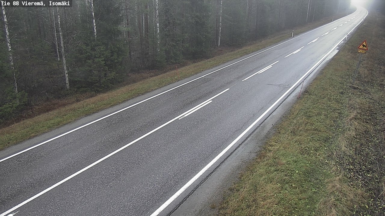 Weather Camera Image Väg 88 Vieremä, Isomäki, Vieremä, Pohjois-Savo