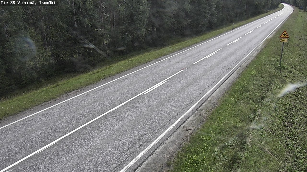 Weather Camera Image Väg 88 Vieremä, Isomäki, Vieremä, Pohjois-Savo