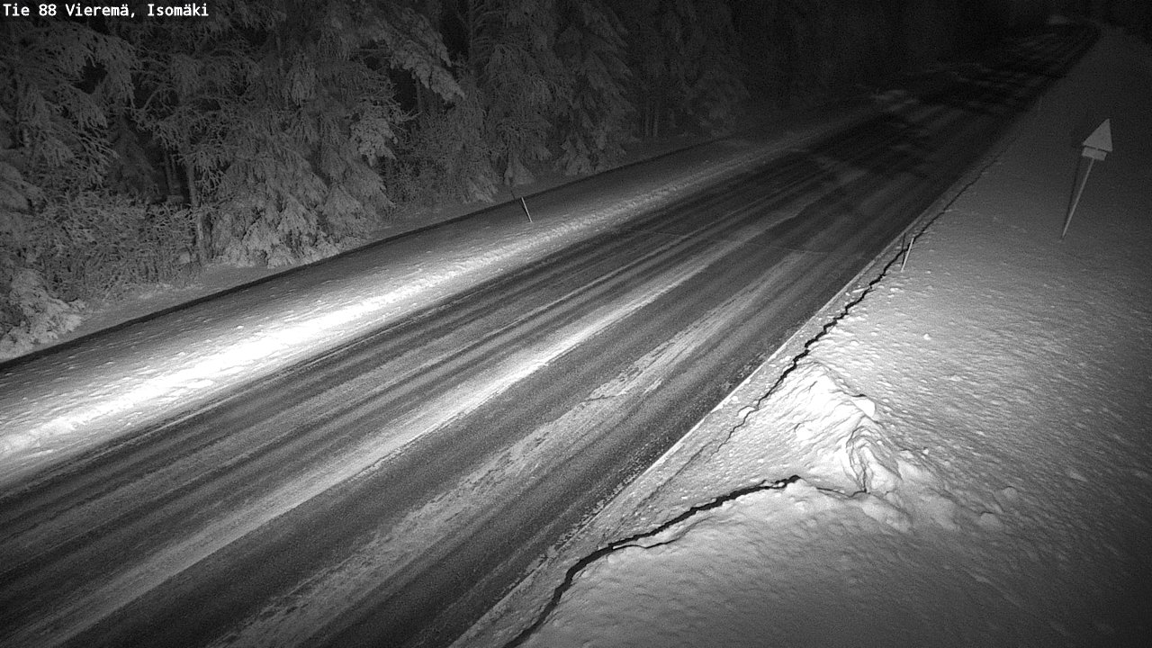 Weather Camera Image Road 88 Vieremä, Isomäki, Vieremä, Pohjois-Savo