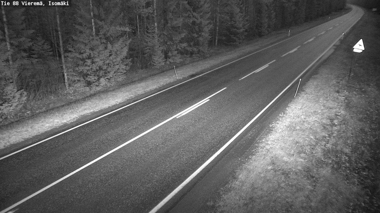 Weather Camera Image Väg 88 Vieremä, Isomäki, Vieremä, Pohjois-Savo