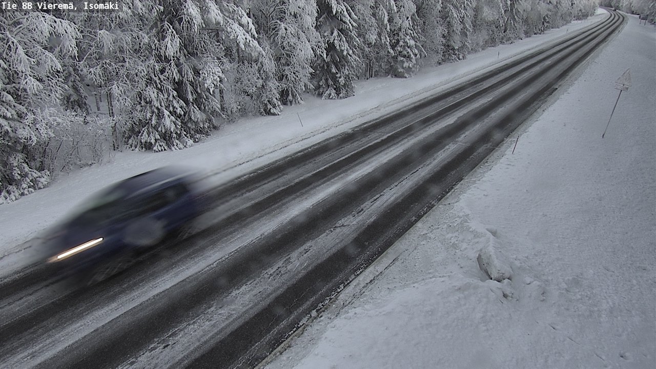 Weather Camera Image Road 88 Vieremä, Isomäki, Vieremä, Pohjois-Savo