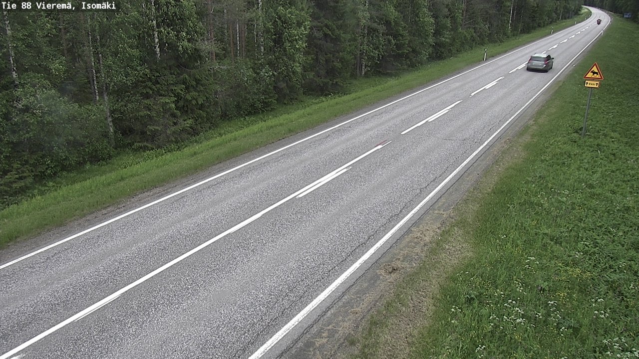 Weather Camera Image Väg 88 Vieremä, Isomäki, Vieremä, Pohjois-Savo